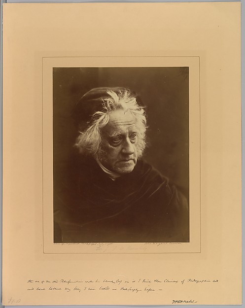 Julia Margaret Cameron, Sir John Herschel