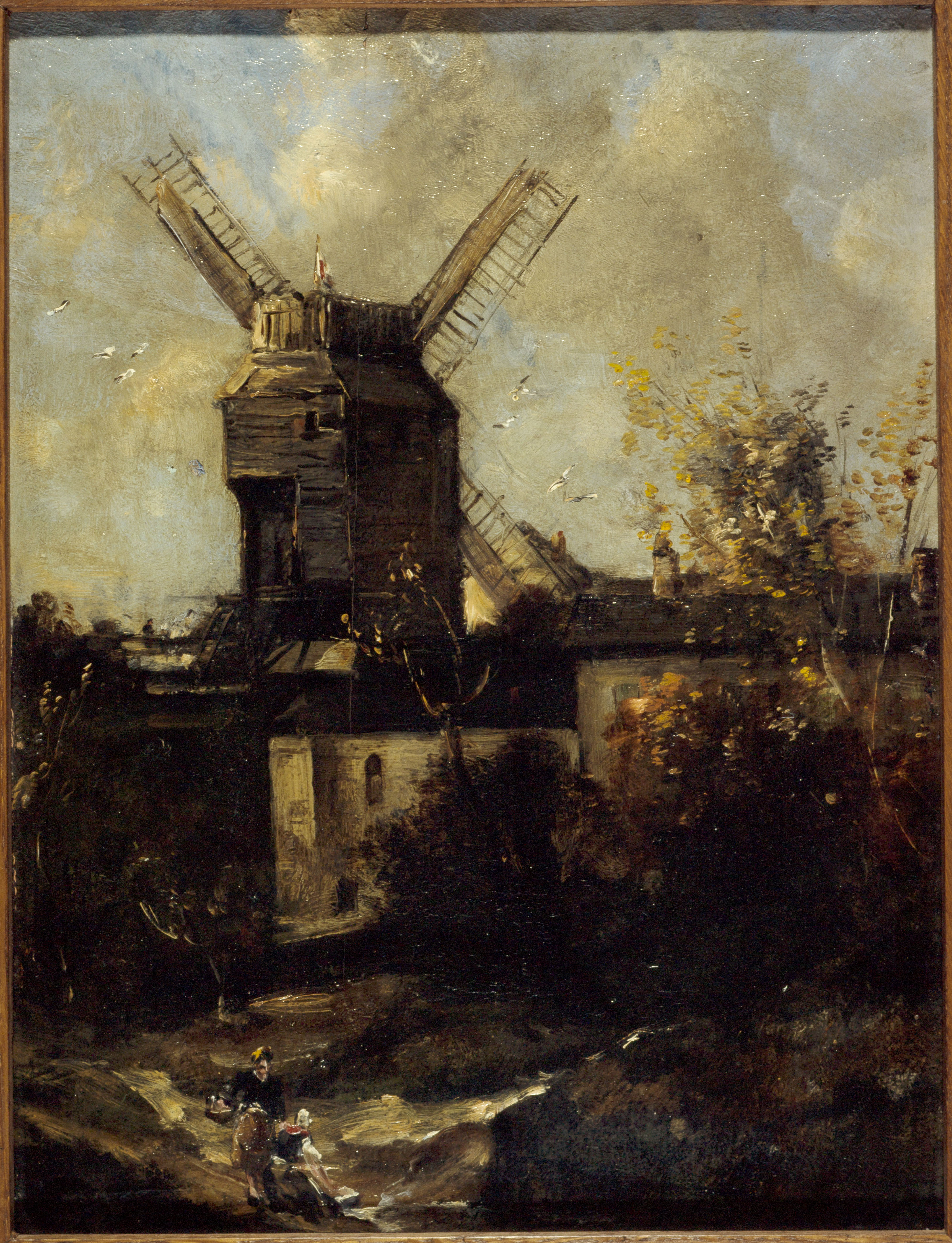 Antoine Vollon, Le moulin de la Galette, à Montmartre