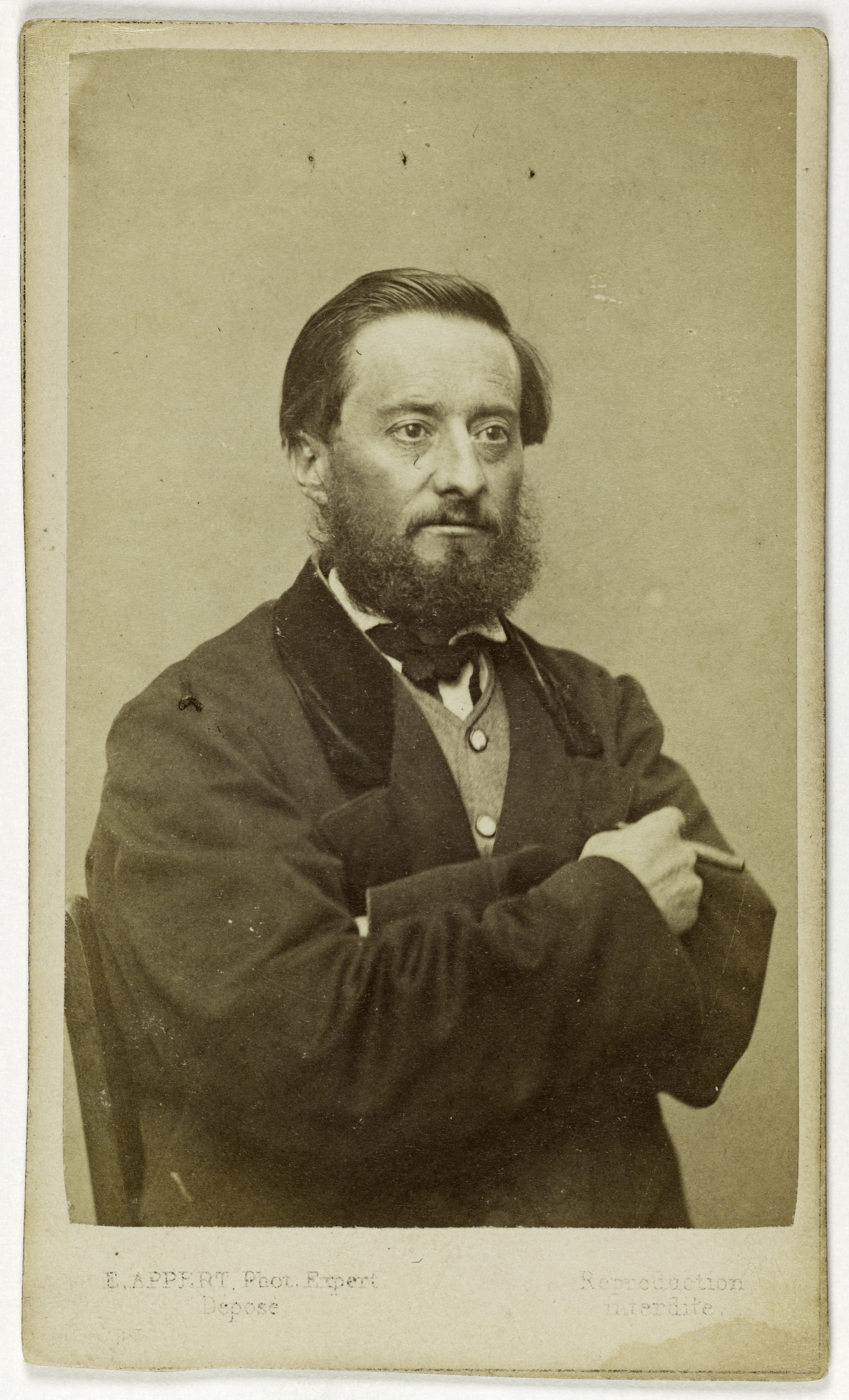 Ernest Charles Appert, Portrait de Lagrange, (-1872), (membre de la Commune, comdamné à mort)