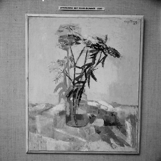 Knut Borg, Tavla. Artist: Inga Berg.