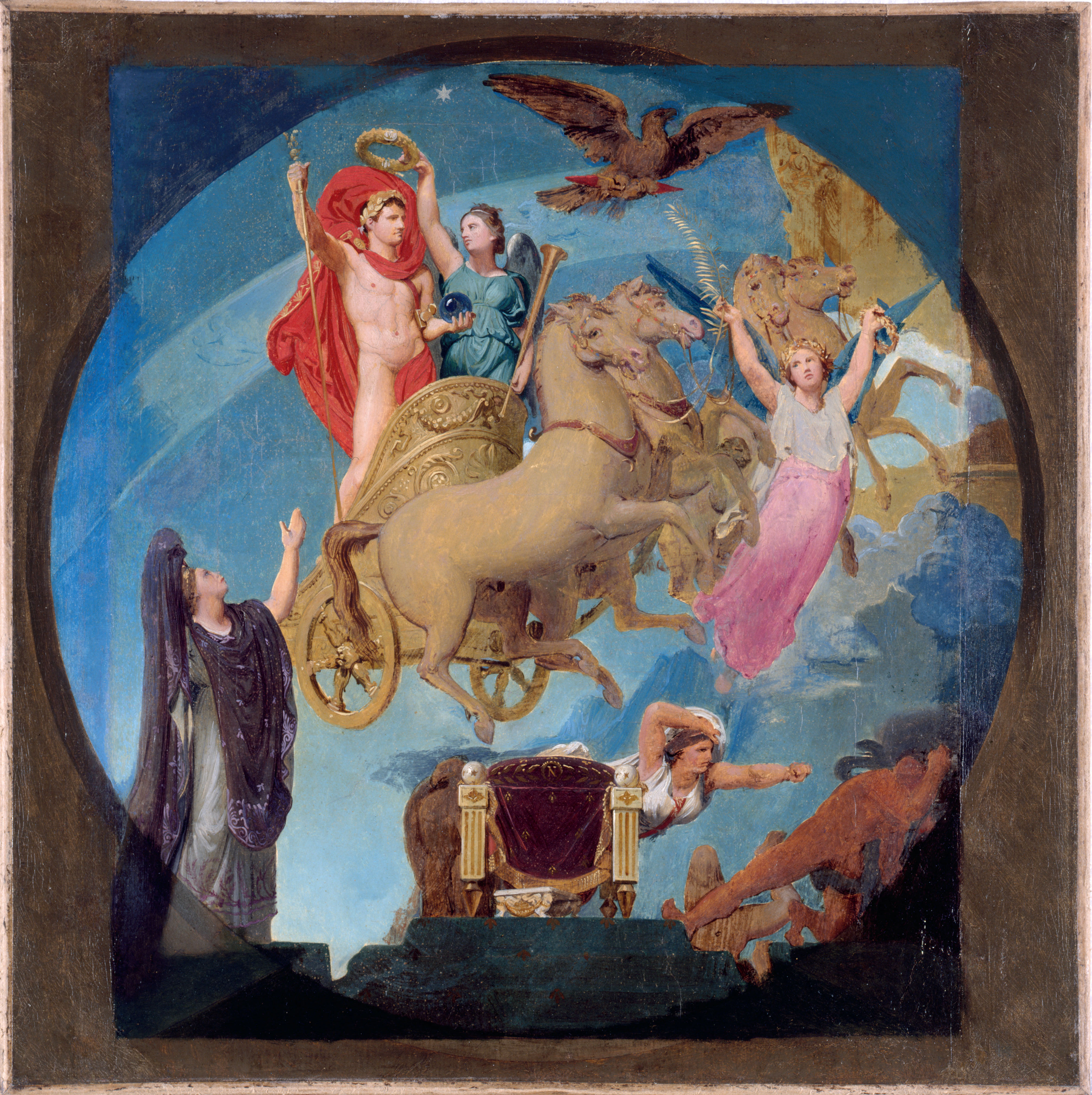 Jean-Auguste-Dominique Ingres, Esquisse pour l'Hôtel de Ville de Paris : Apothéose de Napoléon Ier