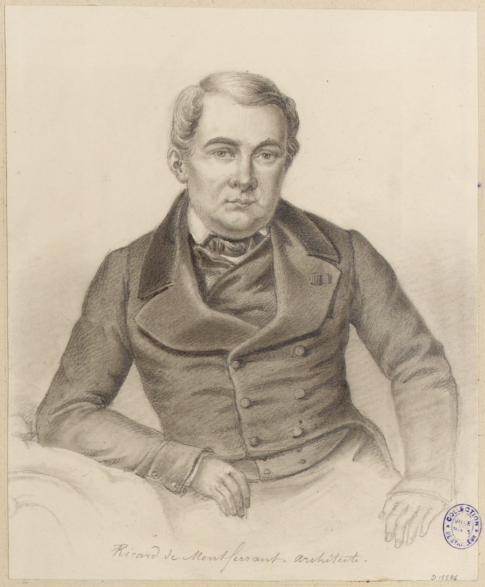 Anonyme, Portrait de l'architecte Ricard de Montferrand