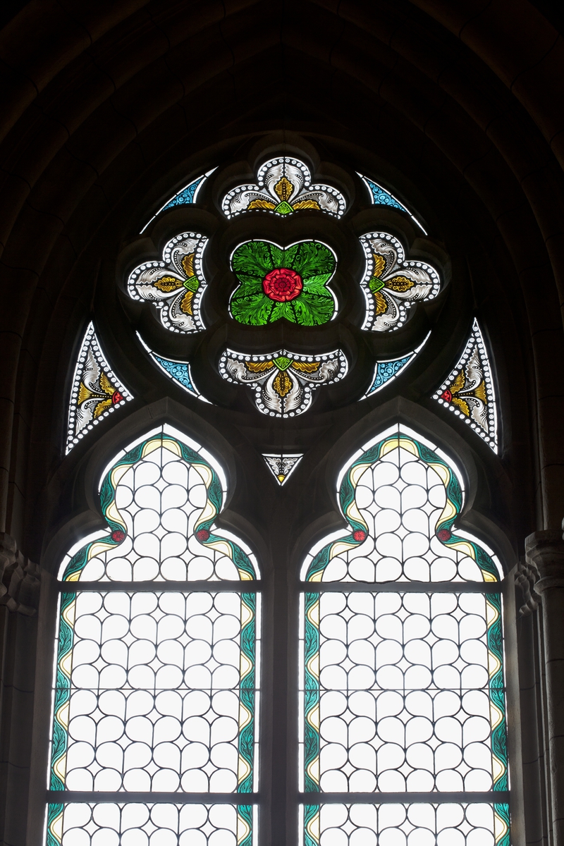 Olle Norling, Glass painting in the south west tower (travé 29), Uppsala Cathedral, Uppsala 2012
