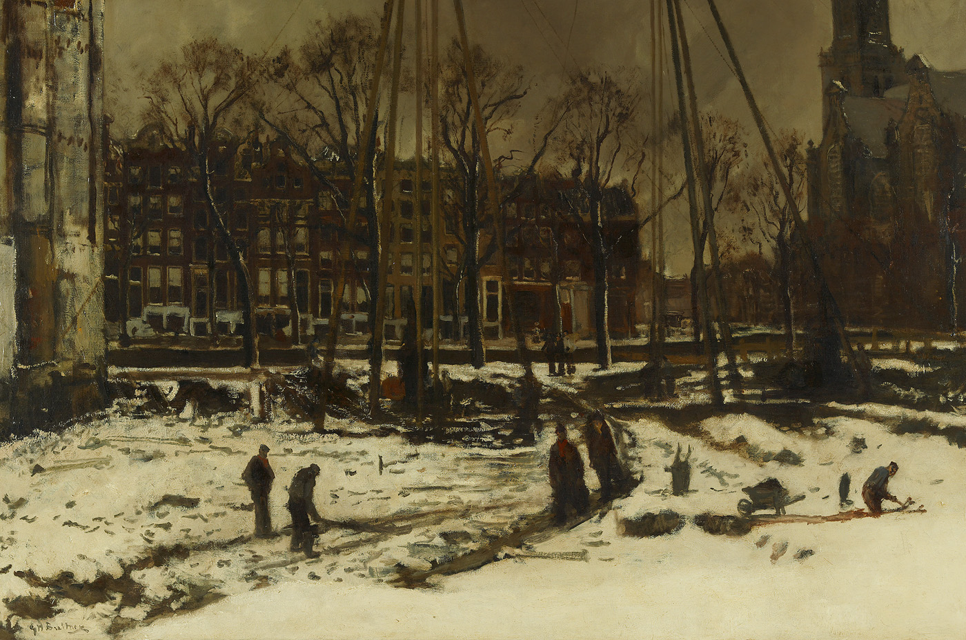 George Hendrik Breitner, Doorbraak van de Raadhuisstraat in de winter