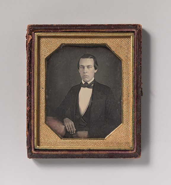 Unknown, [Seated Young Man with Arm Resting on Table]