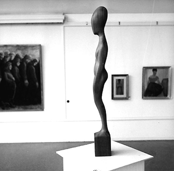 Knut Borg, Skulptur. "Topsy" Otto Rydelius.
