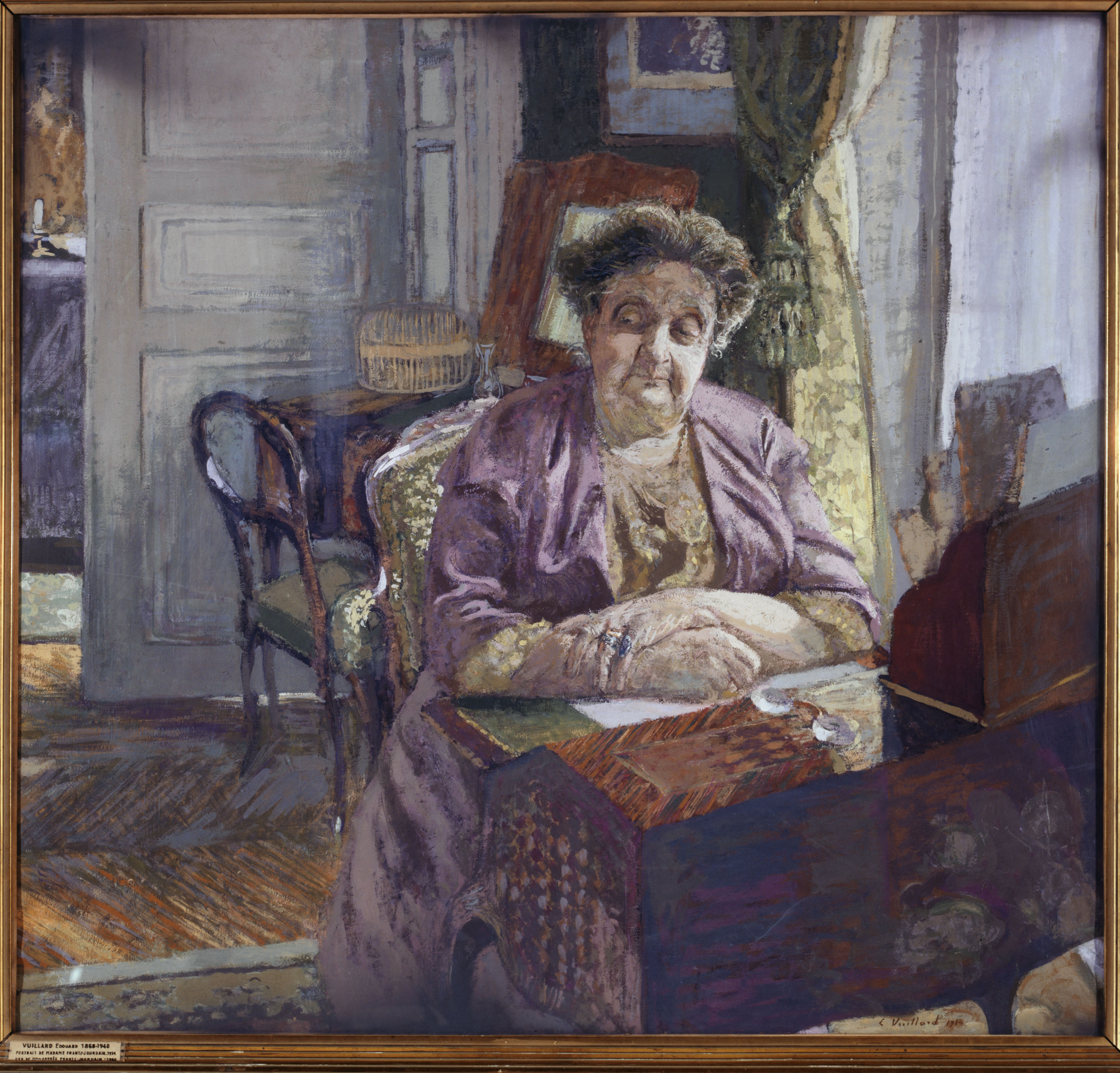 Edouard Vuillard, Portrait de Madame Frantz Jourdain