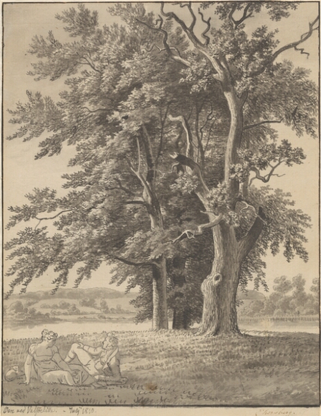 C.W. Eckersberg, Øen ved Valsølille