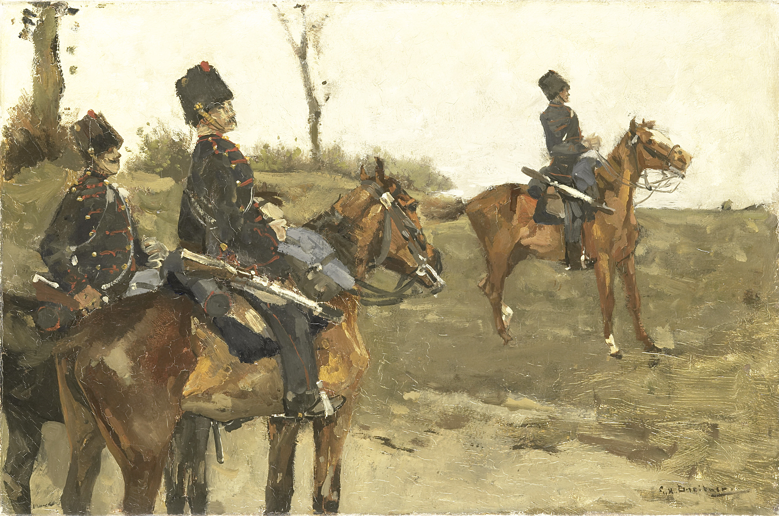 George Hendrik Breitner, Hussars