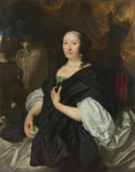 Abraham van den Tempel, Portrait of Catharina van der Voort