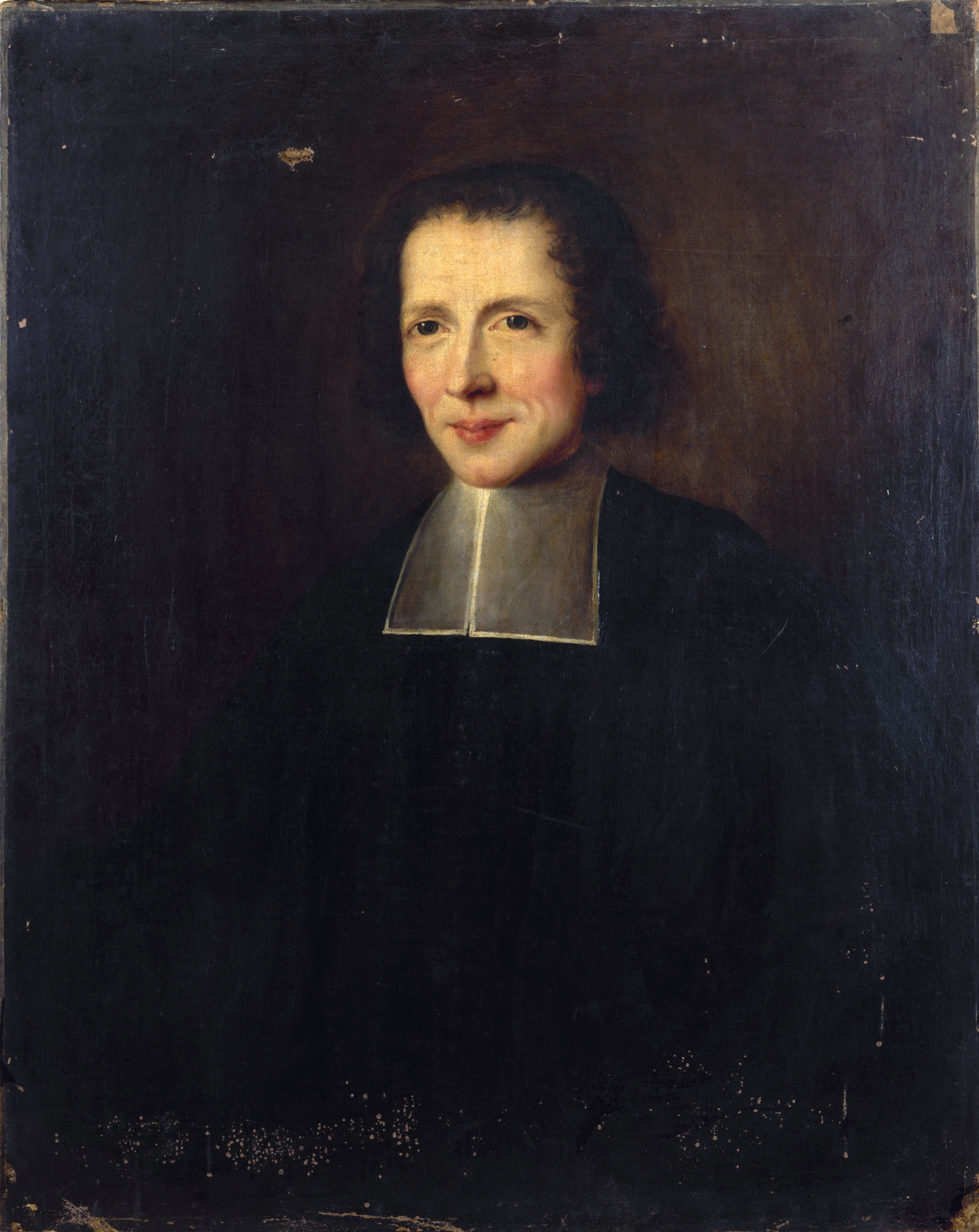 Anonyme, Portrait d'ecclésiastique, autrefois identifié comme le père La Chaise (1624-1709), confesseur de Louis XIV.