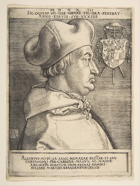 Albrecht Dürer, Cardinal Albrecht of Brandenburg