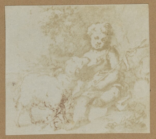 Unknown, [Child and Lamb]