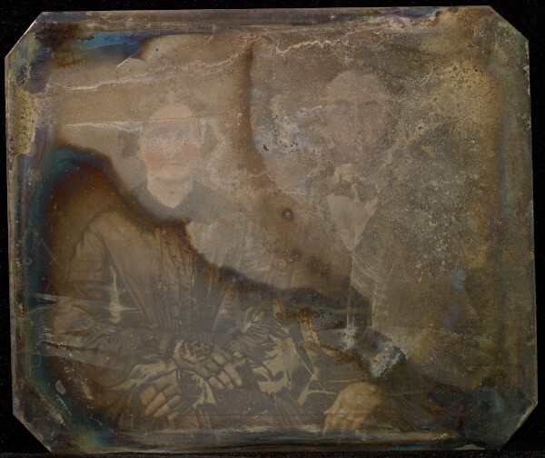 Jacob Byerly, [Portrait of a Seated Woman and Man]