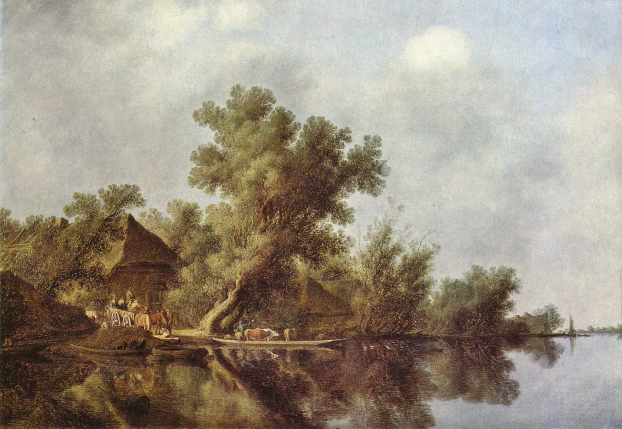 Salomon van Ruysdael, River Landscape