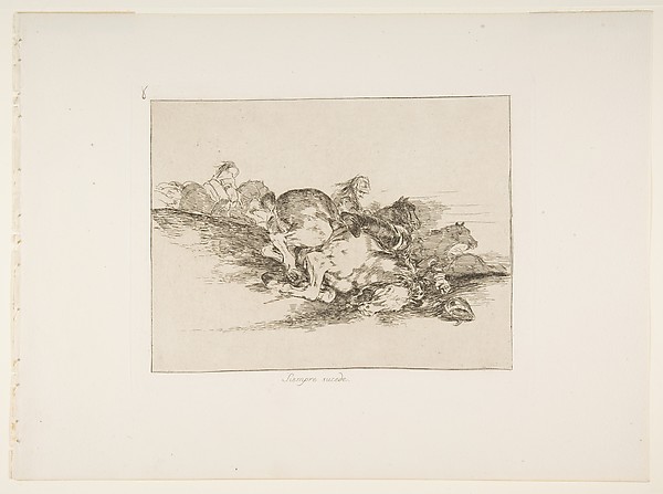 Goya (Francisco de Goya y Lucientes), Plate 8 from "The Disasters of War" (Los Desastres de la Guerra): 'It always happens' (Siempre sucede)