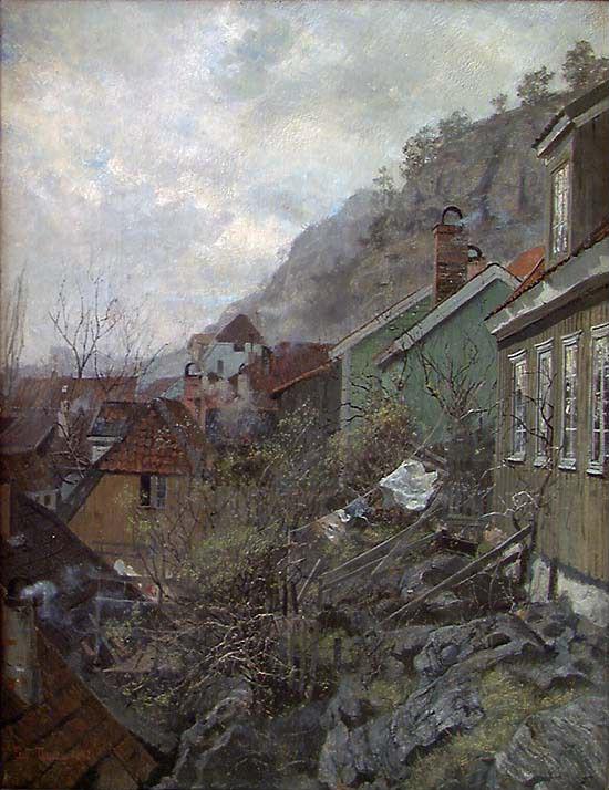 Frits Thaulow, Houses in Kragerø