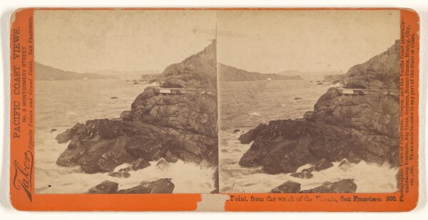 Carleton Watkins, Fort Point, from the wreck of the Viscata, San Francisco.