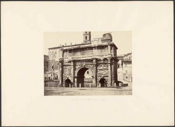 Giorgio Sommer, The Arch of Septimius Severus, Rome