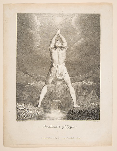 William Blake, Fertilization of Egypt, from Erasmus Darwin's "The Botanic Garden"