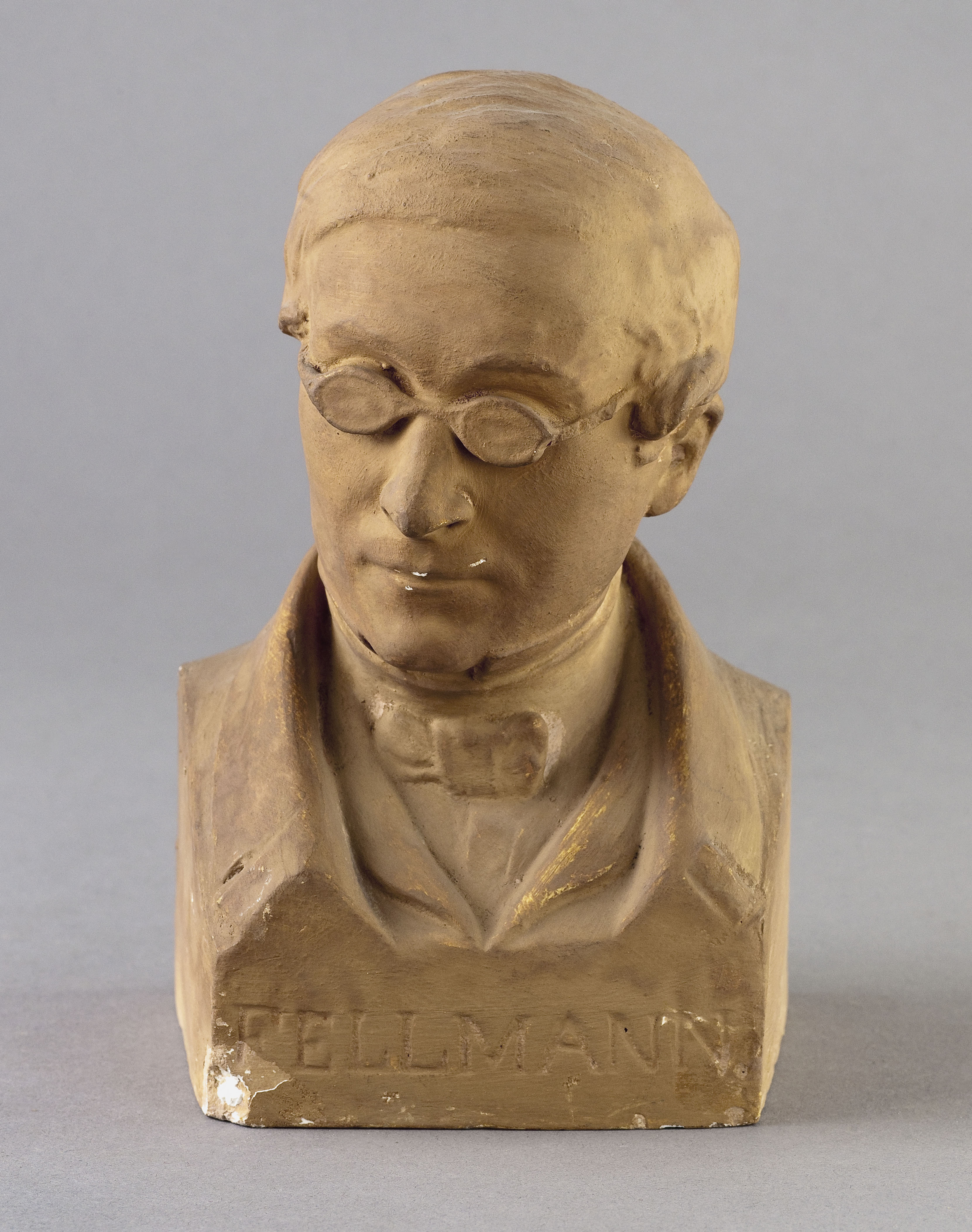 Jean Pierre Dantan, Portrait sérieux du Chef du Bureau de la Guerre, Fellmann.