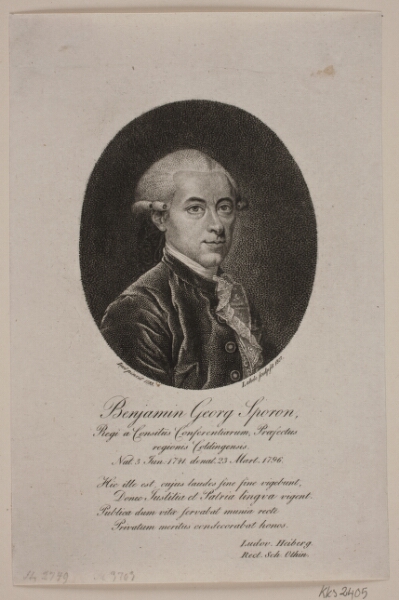 Gerhard Ludvig Lahde, Benjamin Georg Sporon