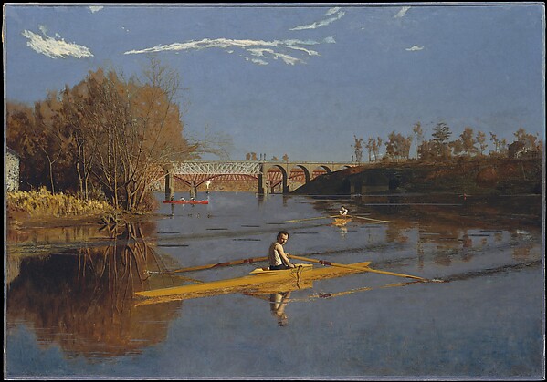 Thomas Eakins, The Champion Single Sculls (Max Schmitt in a Single Scull)