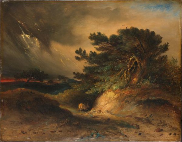 Johannes Tavenraat, Het onweer