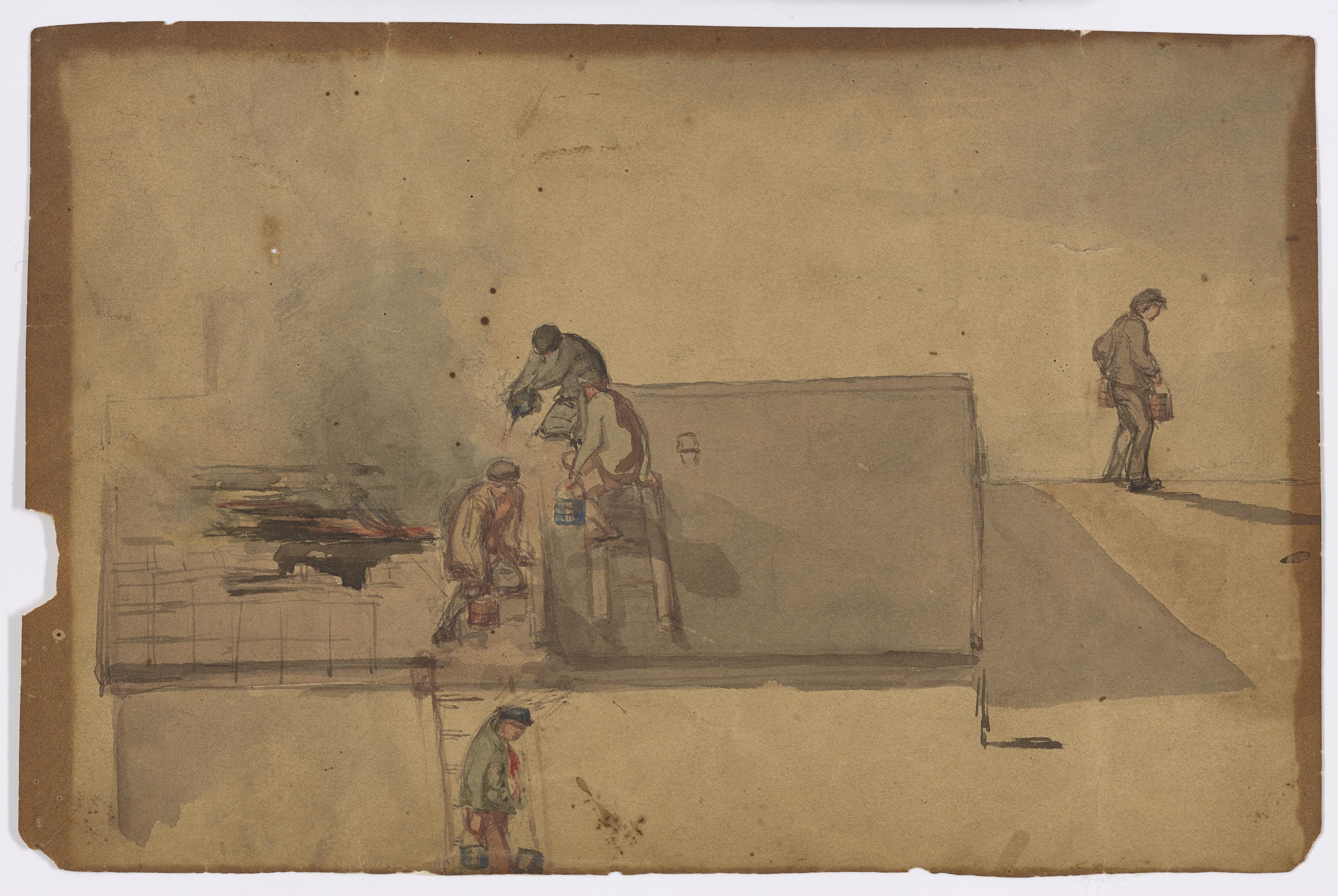 James McNeill Whistler, A Fire at Pomfret