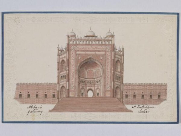 Unknown, The Buland Darwaza of the Jami Masjid, Fatehpur Sikri