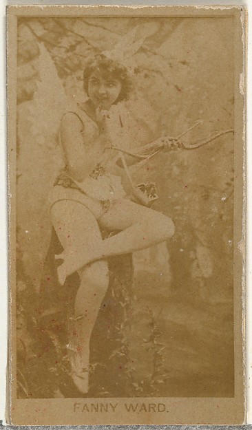 W. Duke, Sons & Co., Fanny Ward, from the Actors and Actresses series (N145-8) issued by Duke Sons & Co. to promote Duke Cigarettes