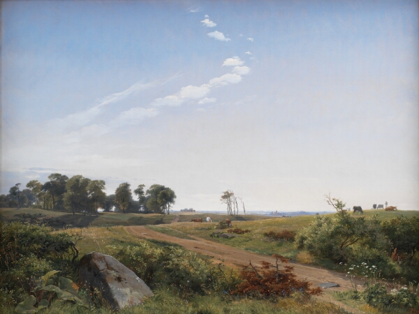 Johan Thomas Lundbye, Sjællandsk landskab. Åben egn i det nordlige Sjælland