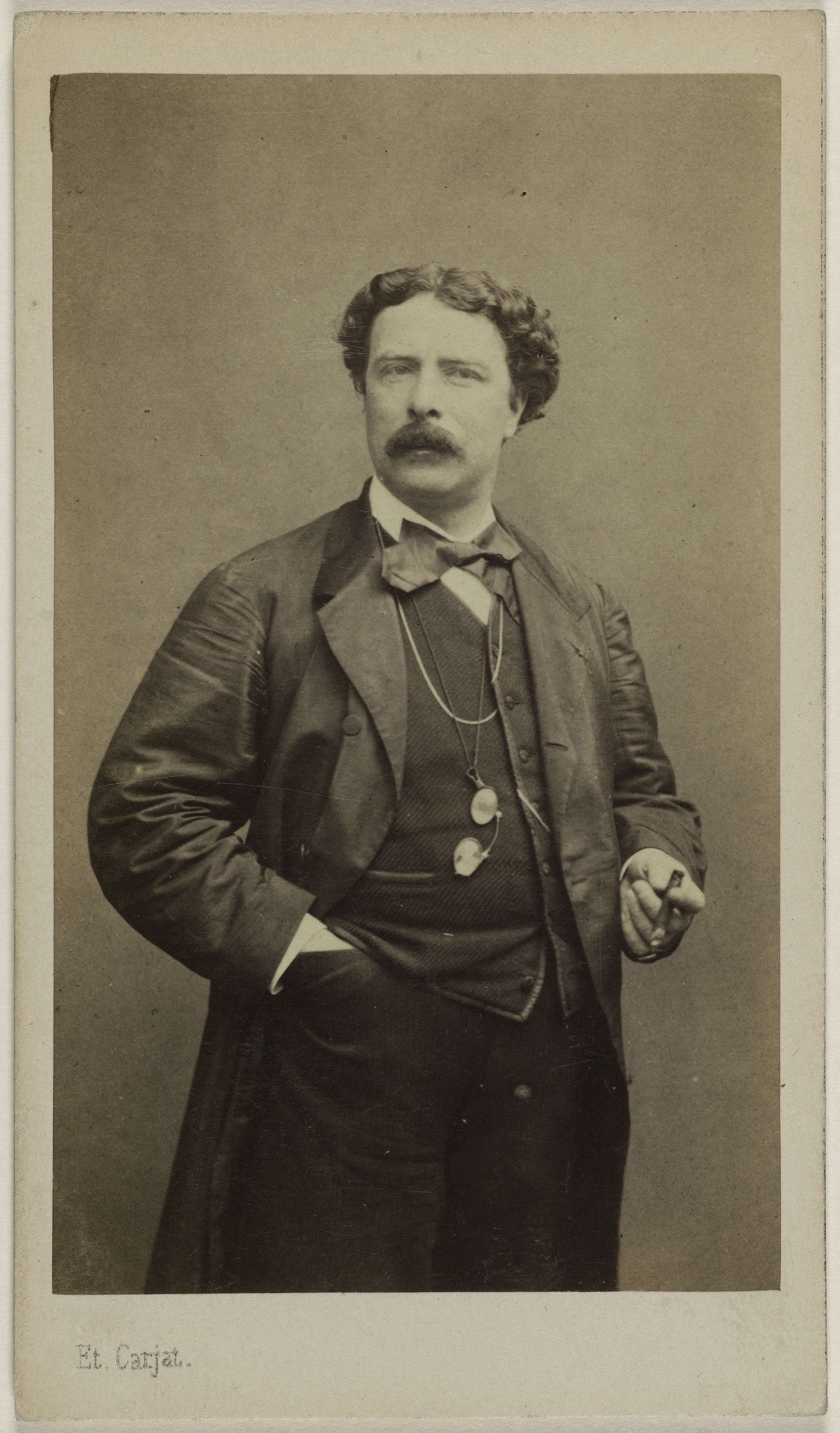 Etienne Carjat, Portrait de Bataille, Charles Amable, (1822-1872), (baryton-basse)