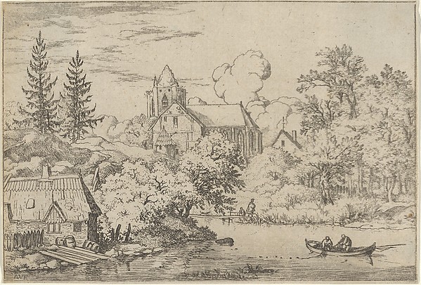 Allart van Everdingen, The Casks and Planks at the Back of the River