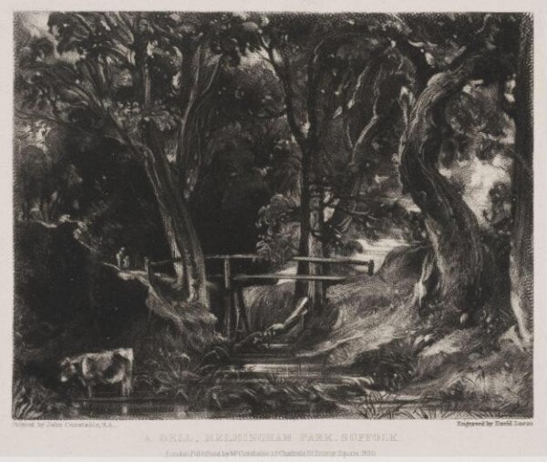 Constable, John RA, A DELL, HELMINGHAM PARK, SUFFOLK