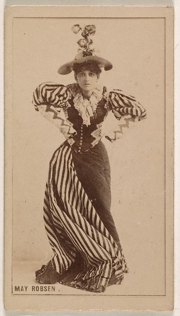 Kinney Brothers Tobacco Company, May Robson, from the Actresses series (N245) issued by Kinney Brothers to promote Sweet Caporal Cigarettes