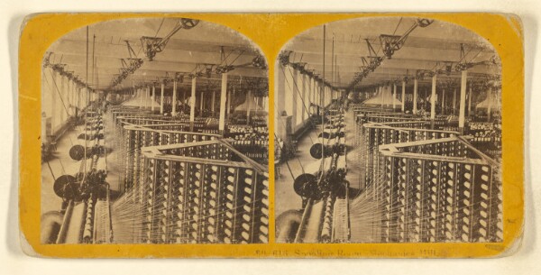Benjamin West Kilburn, Spooling Room, Mechanics Mill