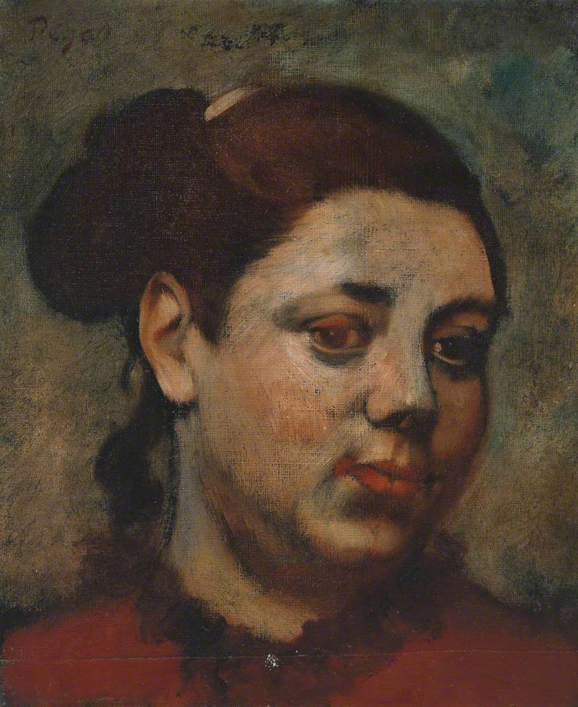 Edgar Degas, Head of a Woman