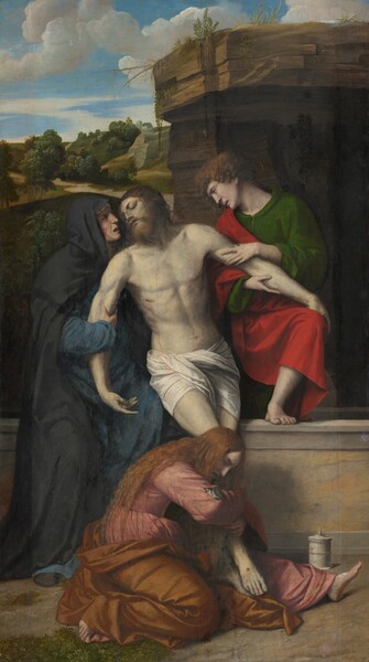 Moretto da Brescia, Pietà
