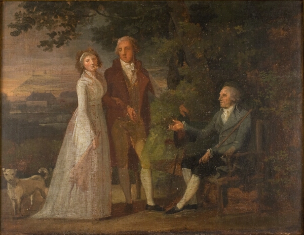 Jens Juel, Det Rybergske familiebillede. Skitse
