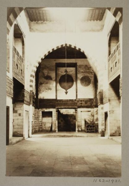 K.A.C. Creswell, Northwest iwan in the mosque of Mamluk Amir Khushqadam al-Ahmadi, Cairo