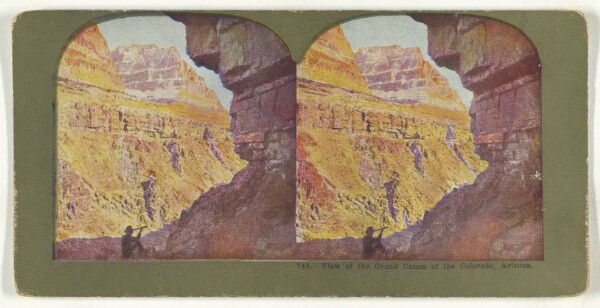 Unknown, View of the Grand Canon of the Colorado, Arizona.
