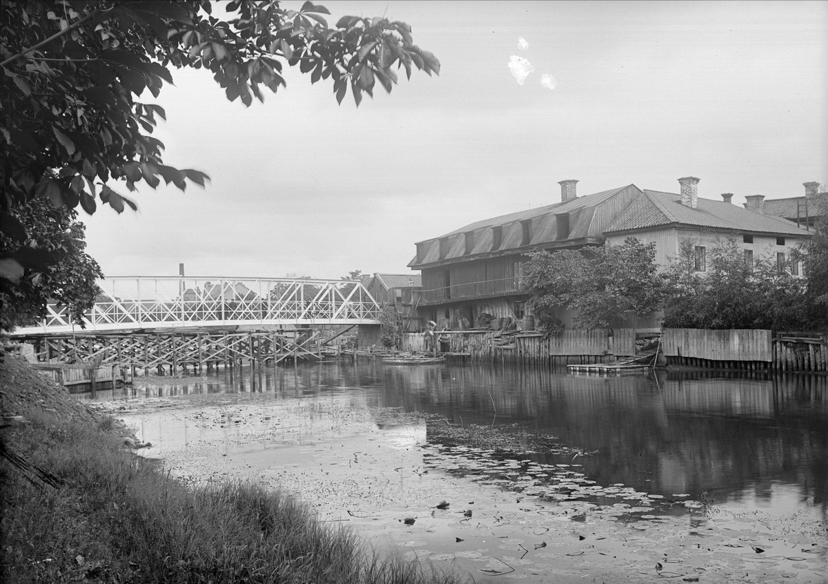 Alfred Dahlgren, The Garveri of the School Bridge and Barkström in Lindormen County, Uppsala in 1901