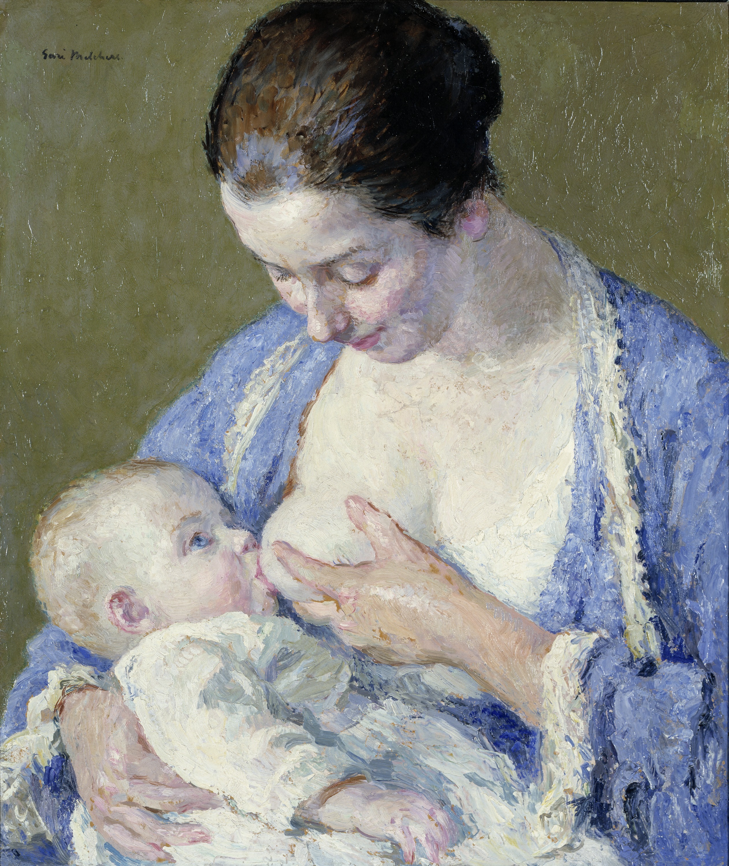 Gari Melchers, Mother and Child