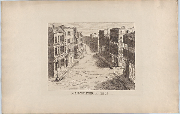 George Cruikshank, Manchester, in 1851