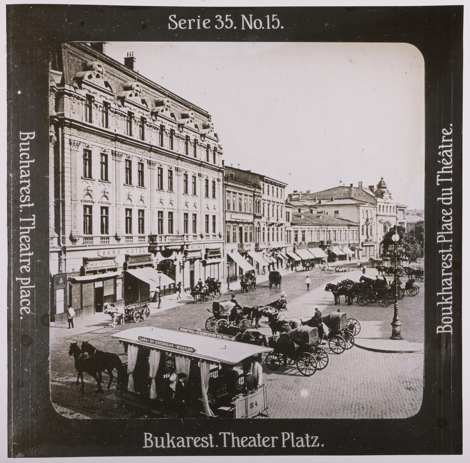 Desconegut, Bukarest. Theater Platz Projection für Alle