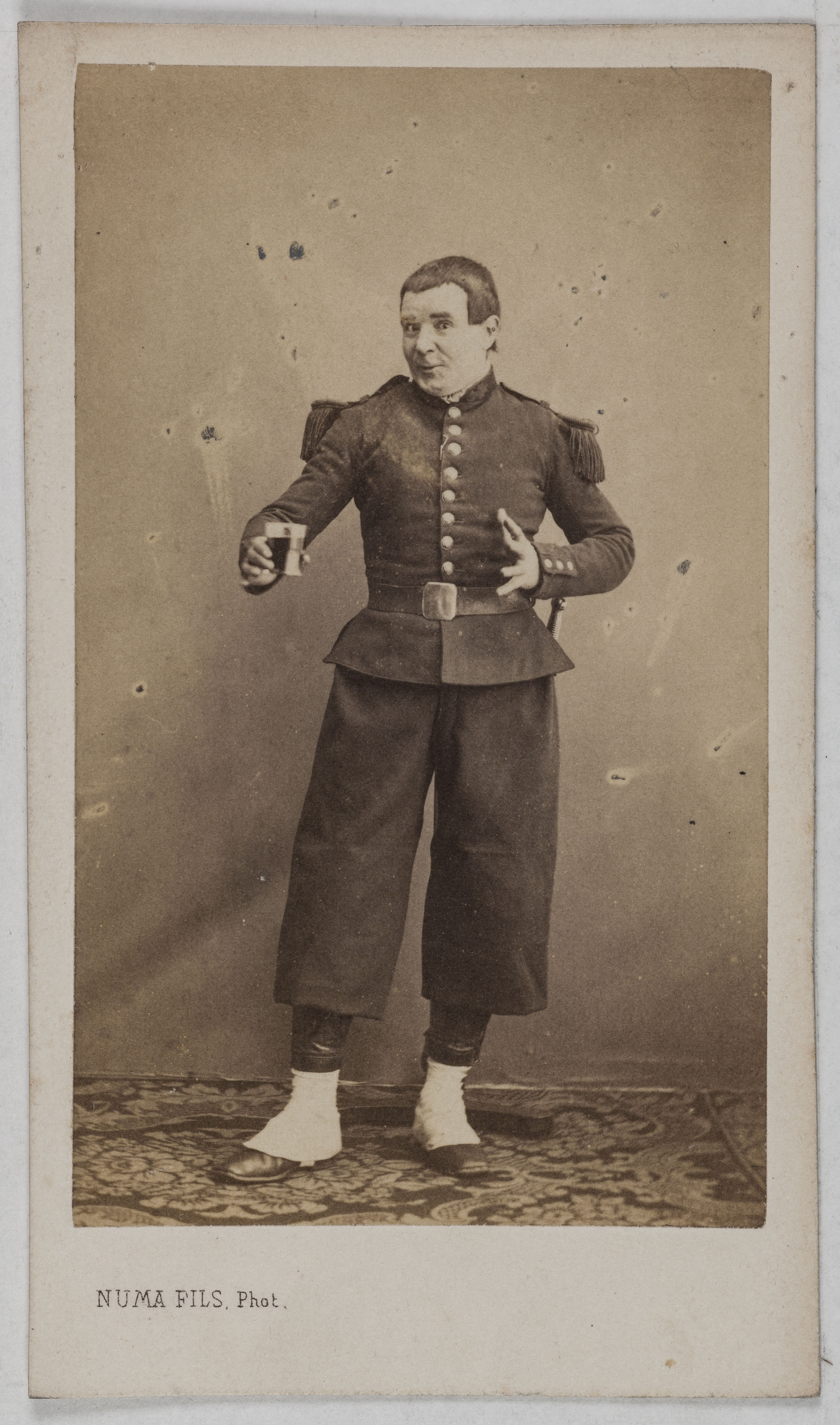 Numa Fils, Portrait de Jean-Laurent Kopp (1812-1872), acteur.