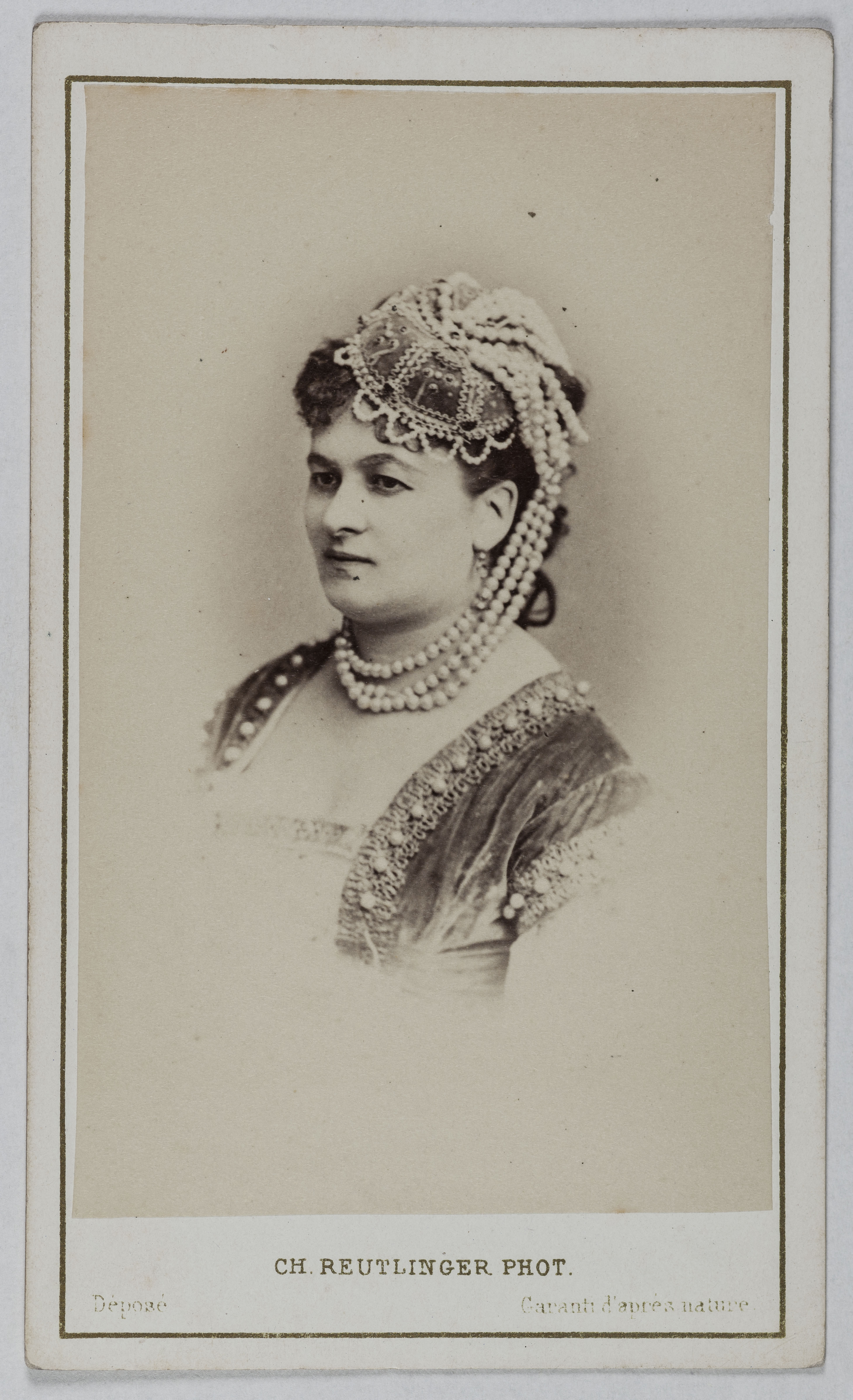 Charles Reutlinger, Portrait de Fonti (actrice)