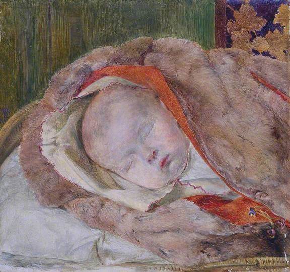 William Lindsay Windus, Study of a Dead Child, the Artist’s Son