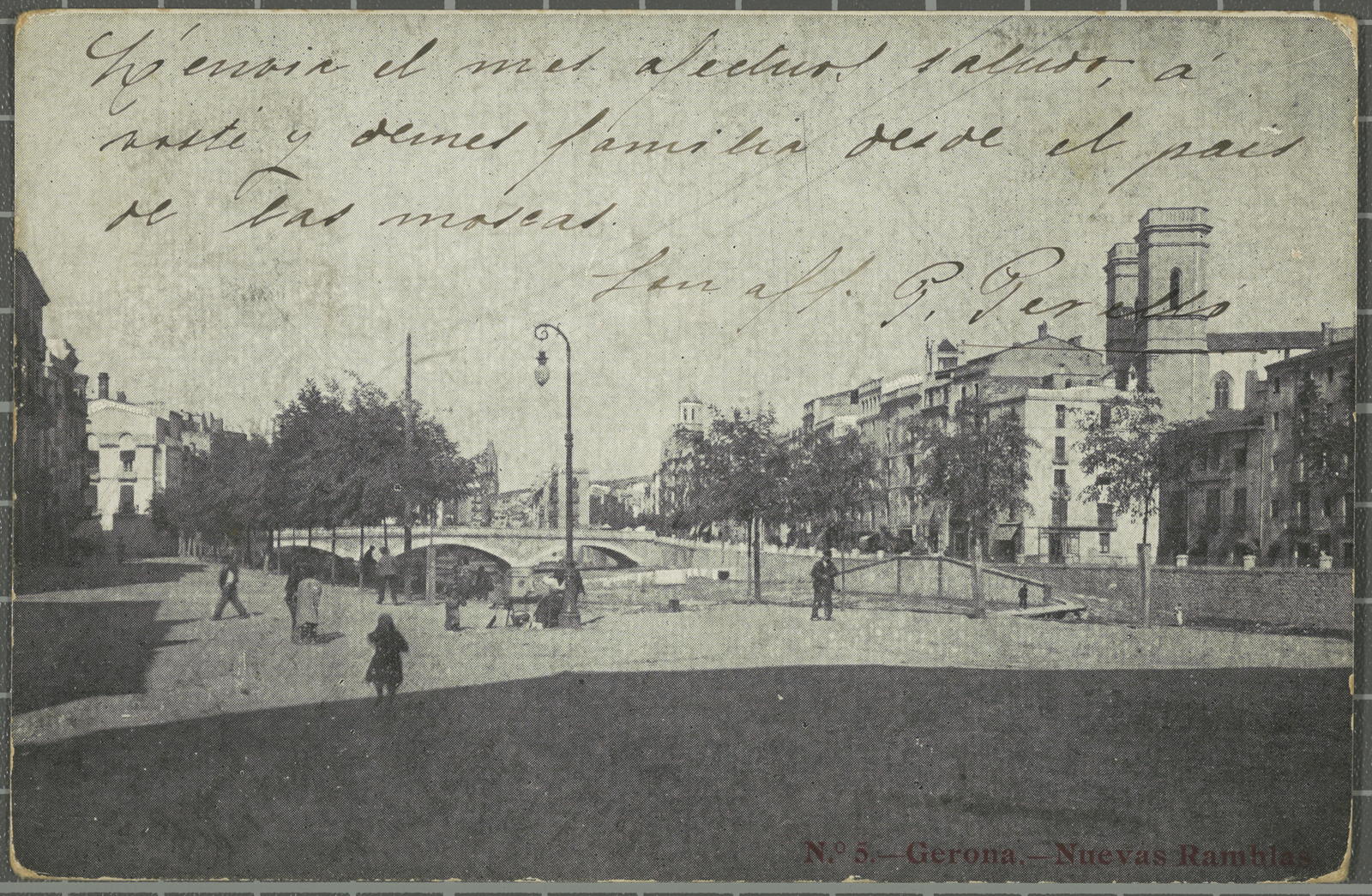 Desconegut, N.o 5.-Gerona.-Nuevas Ramblas